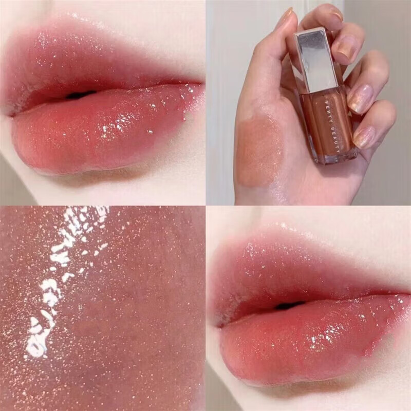 速来~fenty beauty蕾哈娜液体唇釉唇蜜星尘裸glo fenty glow 5.5ml