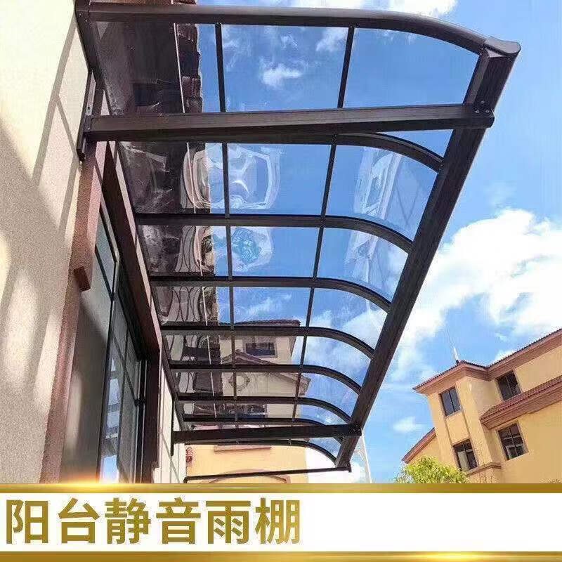 羽俙碧叉车顶棚板pc全透明耐力板叉车顶棚遮雨板阳台防雨板塑料硬板可
