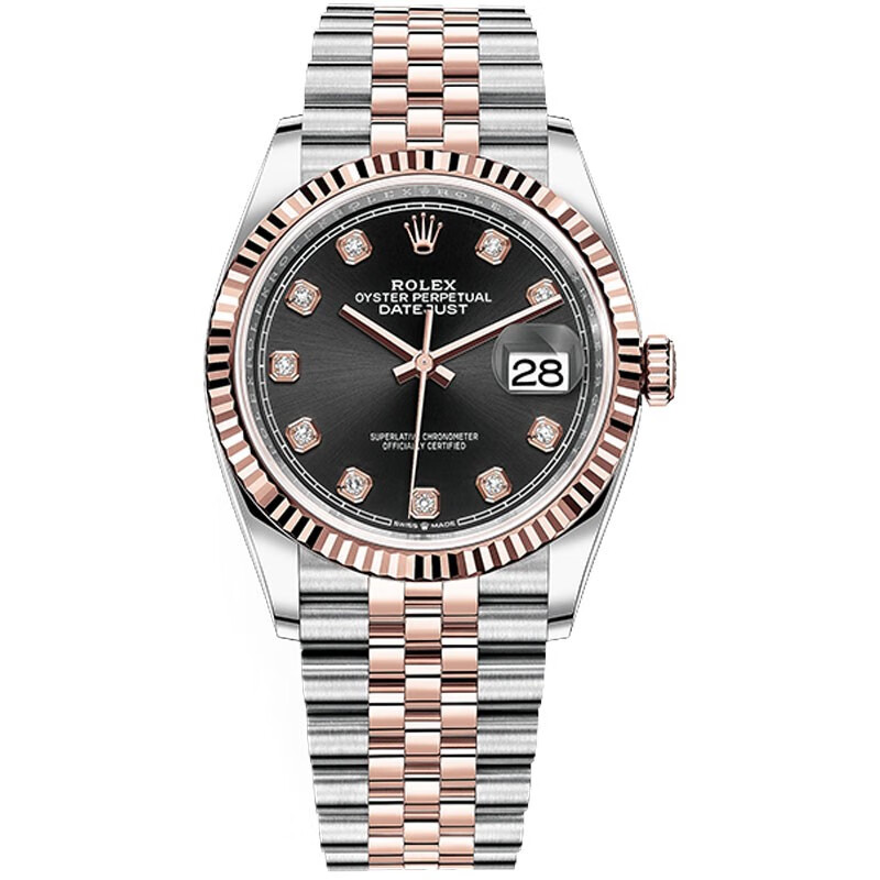 劳力士日志系列126231黑盘钻刻36mm