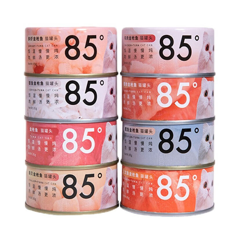 β�����FURRYTAIL��85������Ũ�������� ��ʳ��ͷ è�䲹ˮ���� ʪ����è��èӪ���� ��ǹ��+�ȱ���85g*8�ޡ�