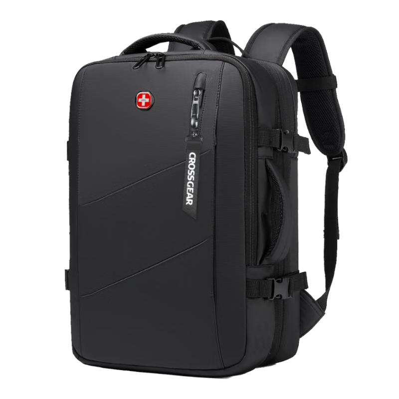 CROSSGEAR出差背包大容量書(shū)包商務(wù)雙肩包男17.3吋電腦包擴(kuò)容干濕分離旅行包 差旅擴(kuò)容款【媲美20吋拉桿箱】