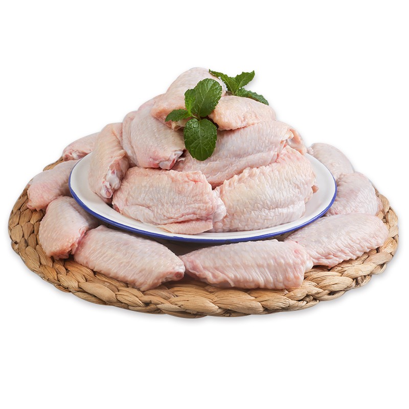 【核酸已检测】肉管家 巴西鸡翅中2000g原装进口鸡中翅生鲜