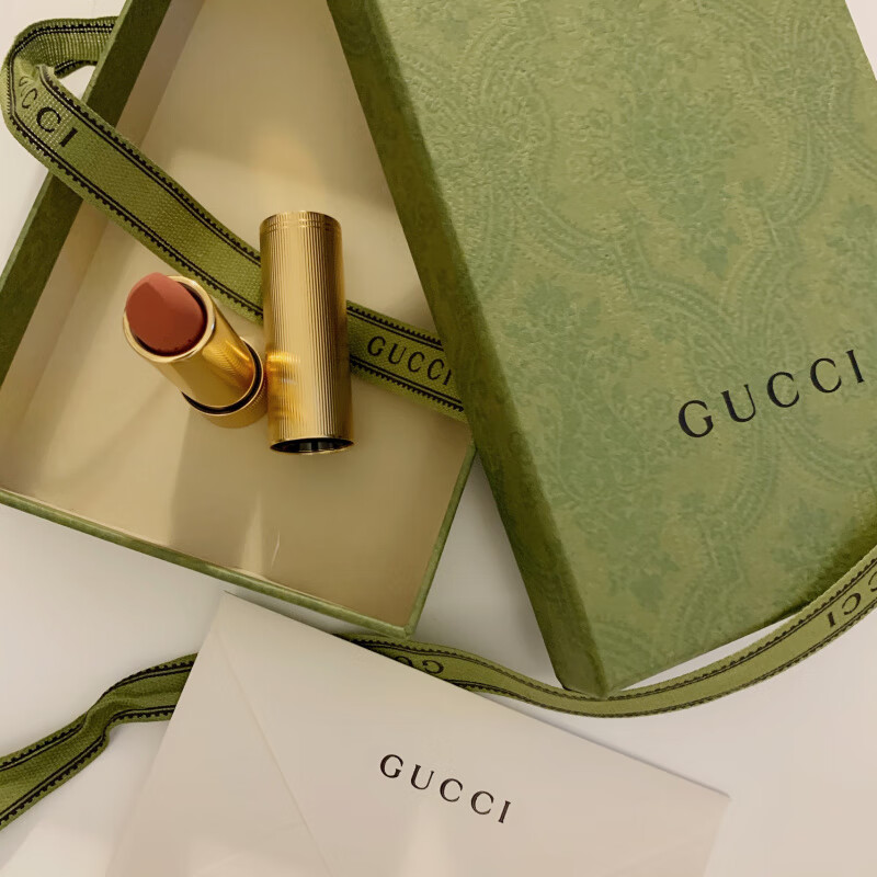 古驰(gucci)口红 小金条礼盒装 正装热门经典色号口红 七夕情人节礼物