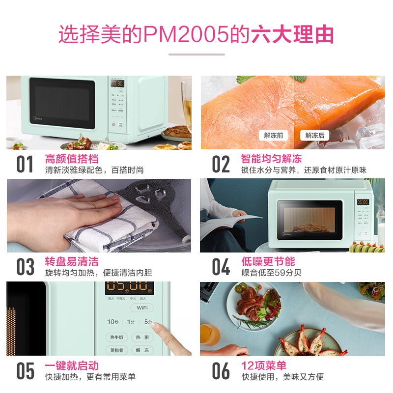 美的700W大功率20L智能微波炉这款是不锈钢内胆吗？