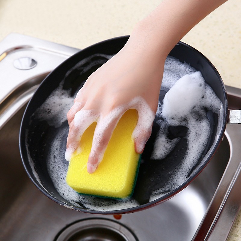 洗碗海绵擦洗碗布百洁布厨房用品清洁刷锅刷碗神器魔力擦海绵块 1个海绵擦