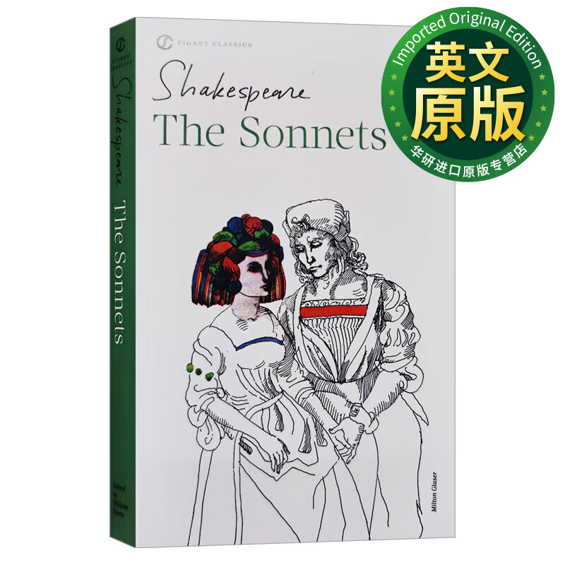 威廉莎士比亚十四行诗 英文原版 The Sonnets William Shakespeare