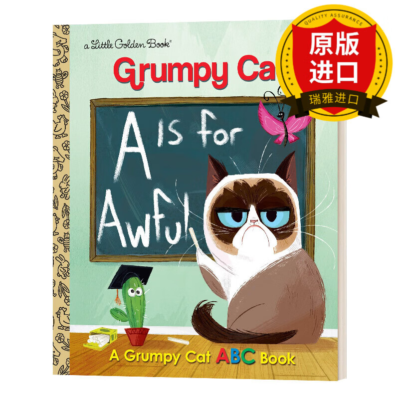abc book (grumpy cat) (little golden book) a代表可怕 跟不爽猫学