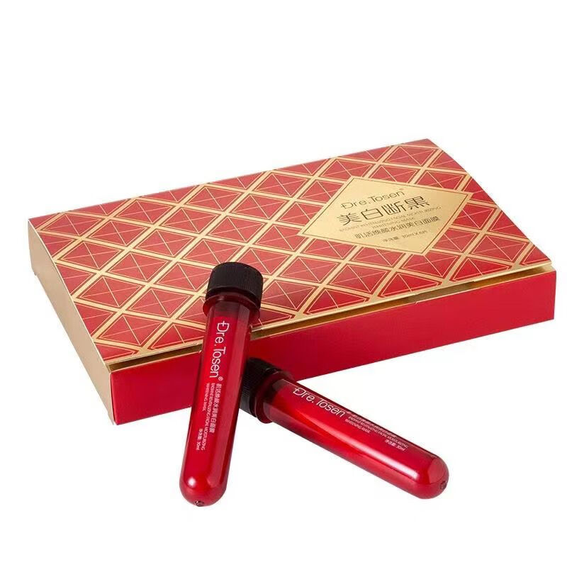 东森东森红色试管肌活焕颜水润美白面膜dre tosen补水美白断黑面膜