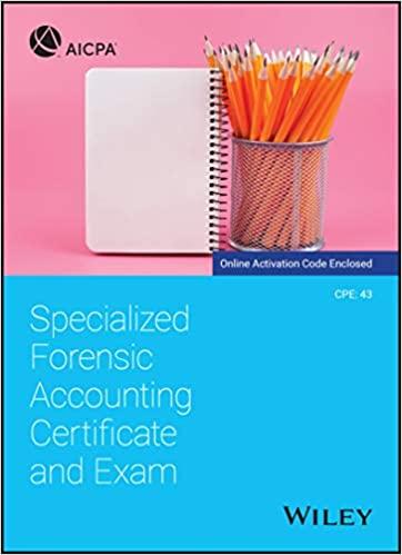 预订 专业法务会计证书及考试specialized forensic accounting cert