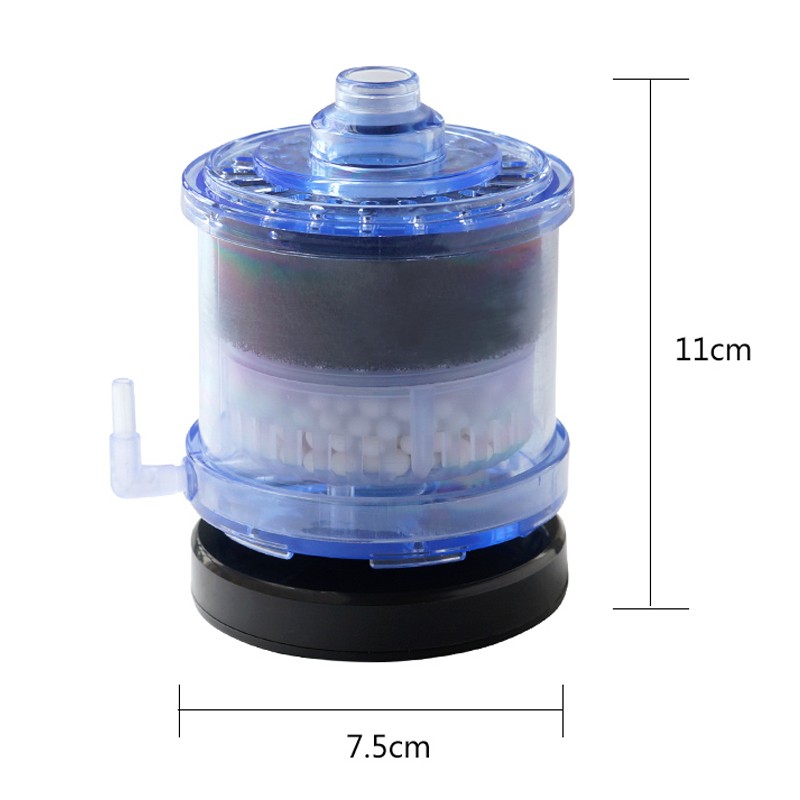 sobo鱼缸水妖精过滤器清洁粪便吸鱼便器水族箱气动反气举配合增氧气泵