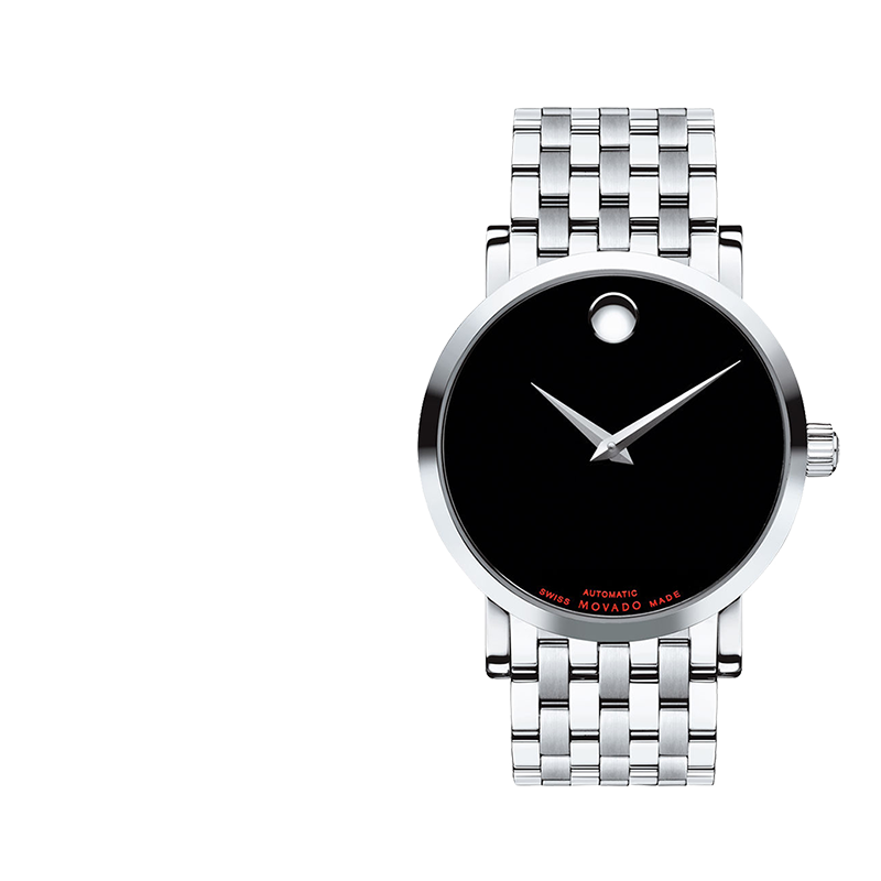摩凡陀（Movado）瑞士手表瑞红系列腕表机械钢带男表38mm0606115礼物送礼