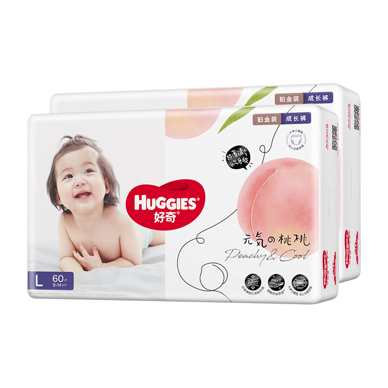 HUGGIES ���� ����װС�ҿ� L�� ������ 120Ƭ 129Ԫ(����ȯ)