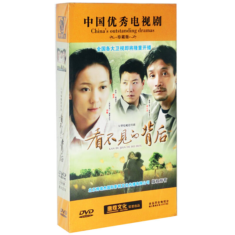 正版电视剧 看不见的背后 珍藏版10dvd光盘碟片 田小洁 方源 姚刚