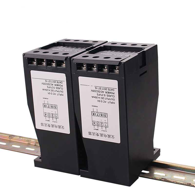 直流交流电压变送器流电流变送器电量隔离模块4-20ma转0-10v 直流输入