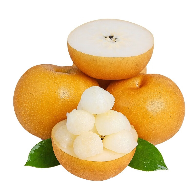 独爱(duar)正宗冰糖雪梨秋月梨 脆甜梨子新鲜水果 大果5斤  4-5个