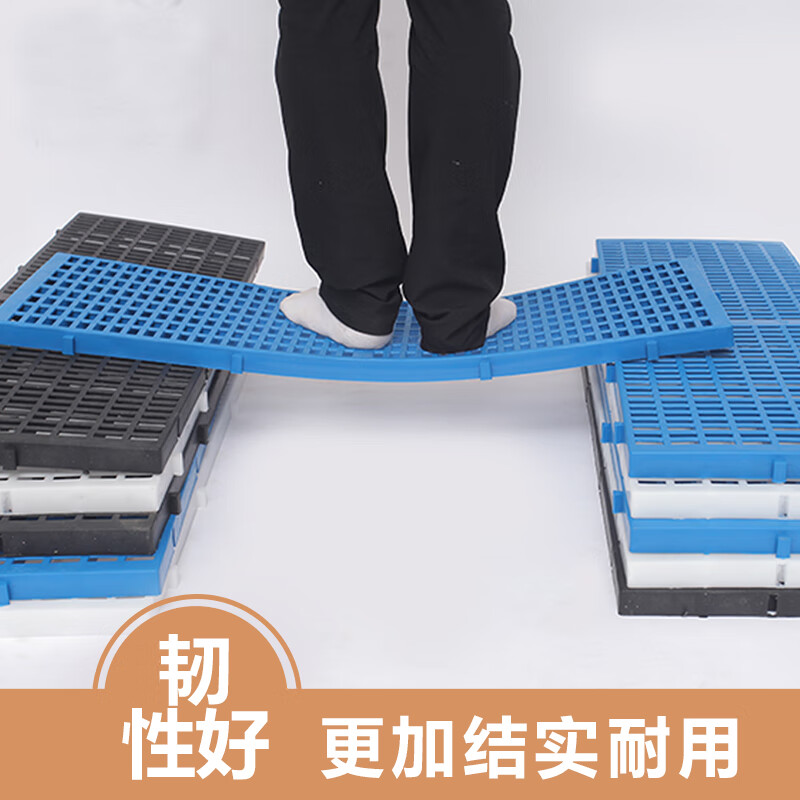 山头林村狗笼脚垫漏粪板优质塑料网格加厚宠物 白色 66*52