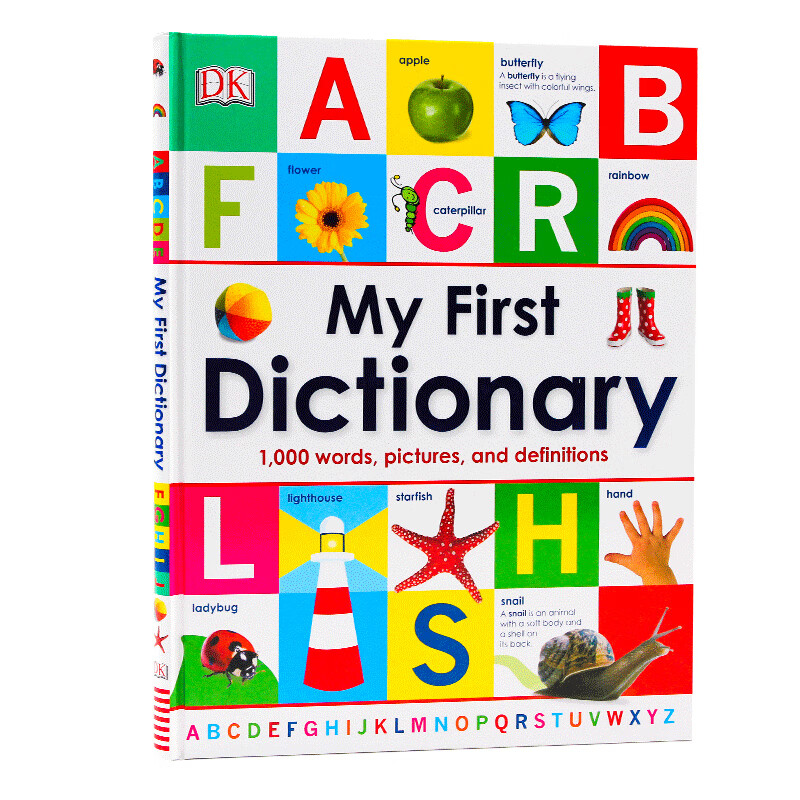 DK 我的第一本字典 My First Dictionary 少儿科普百科大词典 全彩英文原版精装 初阶图画词典 插图字典 5-12岁