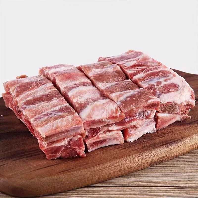 农家散养山林黑土猪精选直排猪肋排土猪肉多肉排骨无杂骨新鲜现杀 黑