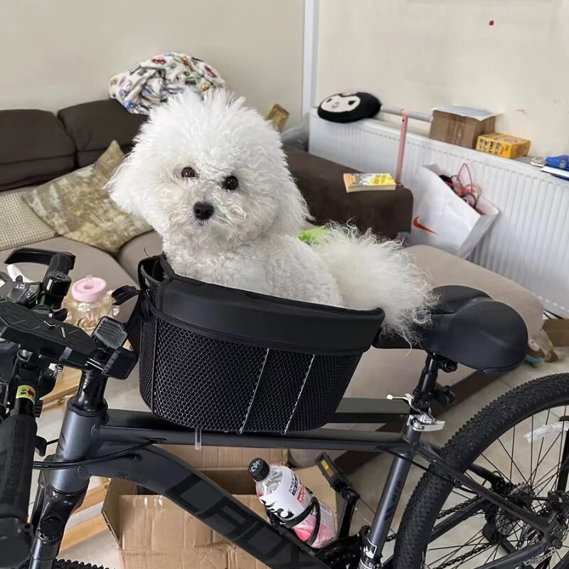 铭汇通自行车狗狗前置座椅通用款宠物筐山地车买菜篮公路车自行车配件