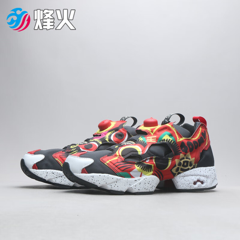 烽火体育 400ml x reebok pump fury 锐步 中国传统老虎图案 跑鞋eh