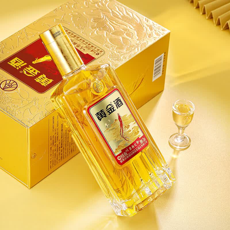 五粮浓香五粮液仙林生态酒业出品 商务宴席过节送礼酒 52度 480mL 6瓶 黄金酒人参枸杞酒整箱