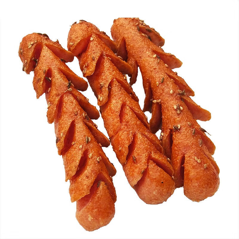 德祥隆路边摊烤肠油炸香肠淀粉肠铁板煎烤肠鸡肉火腿肠零食面肠批发