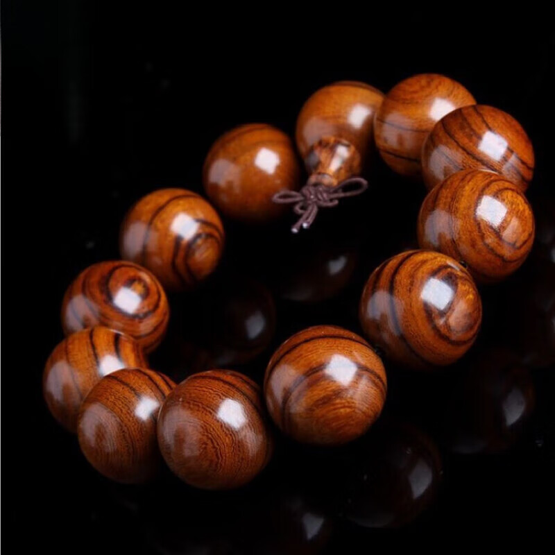 入古美国金沙漠铁木手串108颗爆满金丝可定做单颗和配饰一物一拍 机械