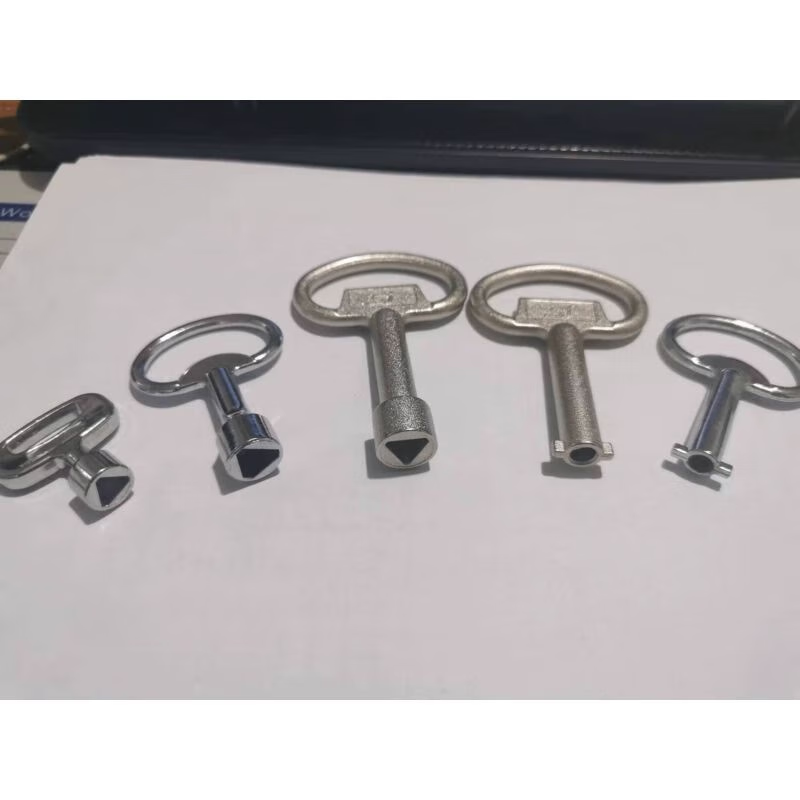 hkfz工具型钥匙锌合金钥匙锁具配件翼型钥匙s型钥匙三角钥匙四方钥匙