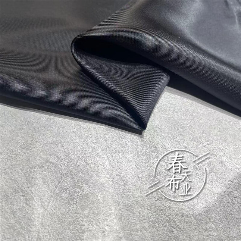 青染的布料宾霸里布100纯棉高密里衬面料连衣裙西装内衬里子布 黑色一