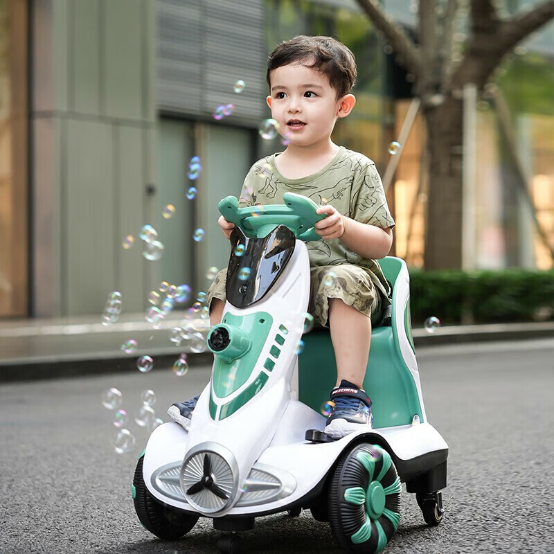 小樂(lè)狗網(wǎng)紅車(chē)兒童電動(dòng)旋轉(zhuǎn)卡丁車(chē)寶寶可坐雙驅(qū)遙控車(chē)平衡漂移轉(zhuǎn)轉(zhuǎn)車(chē)充電 紅色雙驅(qū)遙控雙電瓶+早教泡泡