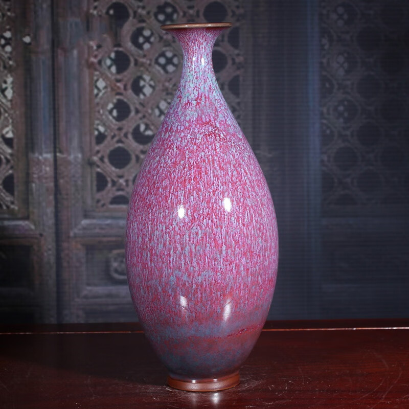 未心  [35cm系列]钧瓷创意当代钧瓷窑商务礼品摆件钧瓷花瓶大气时尚