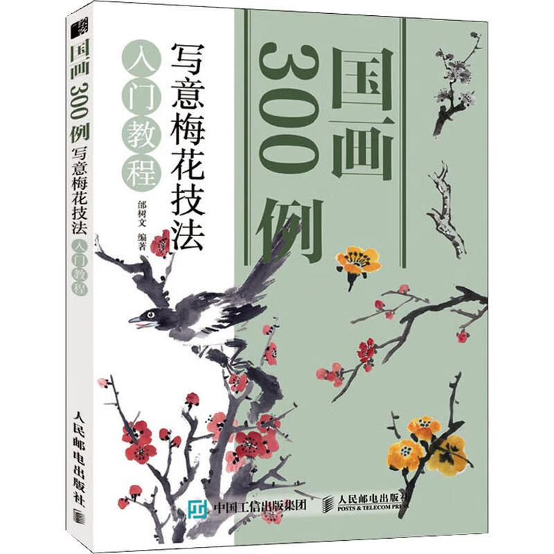 国画300例 写意梅花技法入门教程