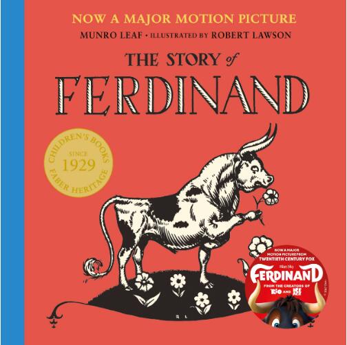现货 爱花的牛 公牛历险记 英文原版 the story of ferdinand 儿童绘