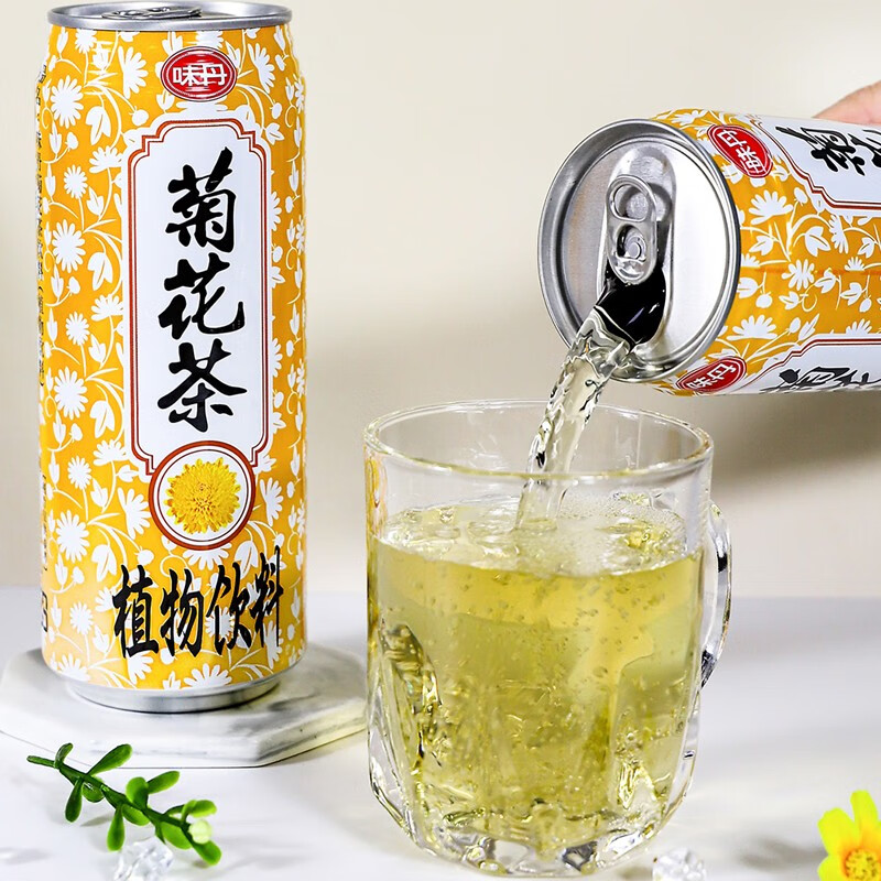 味丹(VEDAN)台湾冬瓜茶菊花茶饮料植物茶饮解渴冬瓜汁大罐装家庭聚餐饮料5罐 冬瓜汁475ml*12罐