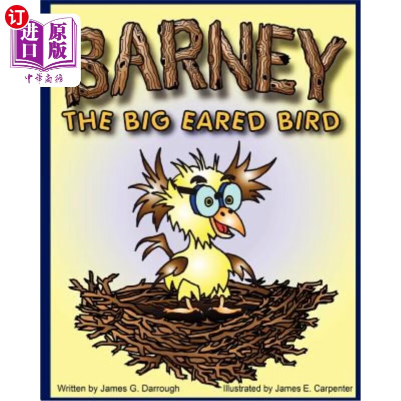 海外直订barney the big eared bird 大耳鸟巴尼