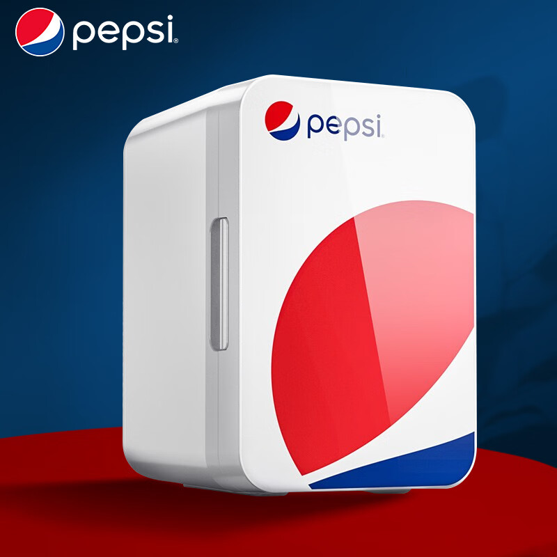 百事(pepsi)车载冰箱8l母乳美妆小冰箱迷你车家两用宿舍办公室消毒