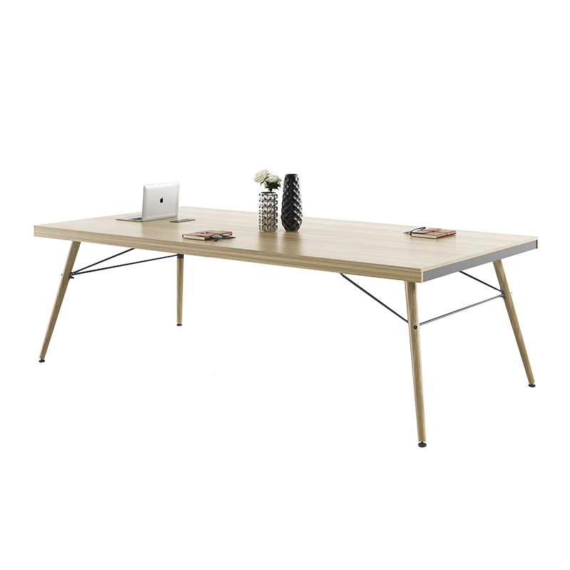 kuoson 会议桌培训桌会议台小型现代简约办公家具2米(不含椅)