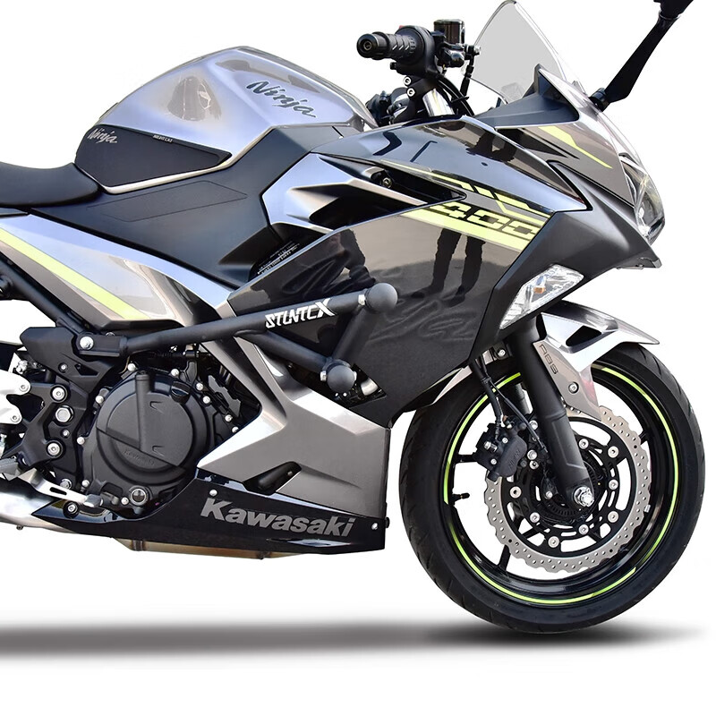 川崎ninjia400适配护杠竞技杠险杠防摔球忍者400护杠改装 ninja400