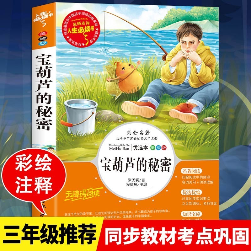 宝葫芦的秘密 张天翼 三四年级小学生课外阅读正版经典书目 9-12岁青少年版儿童文学阅读 经典名