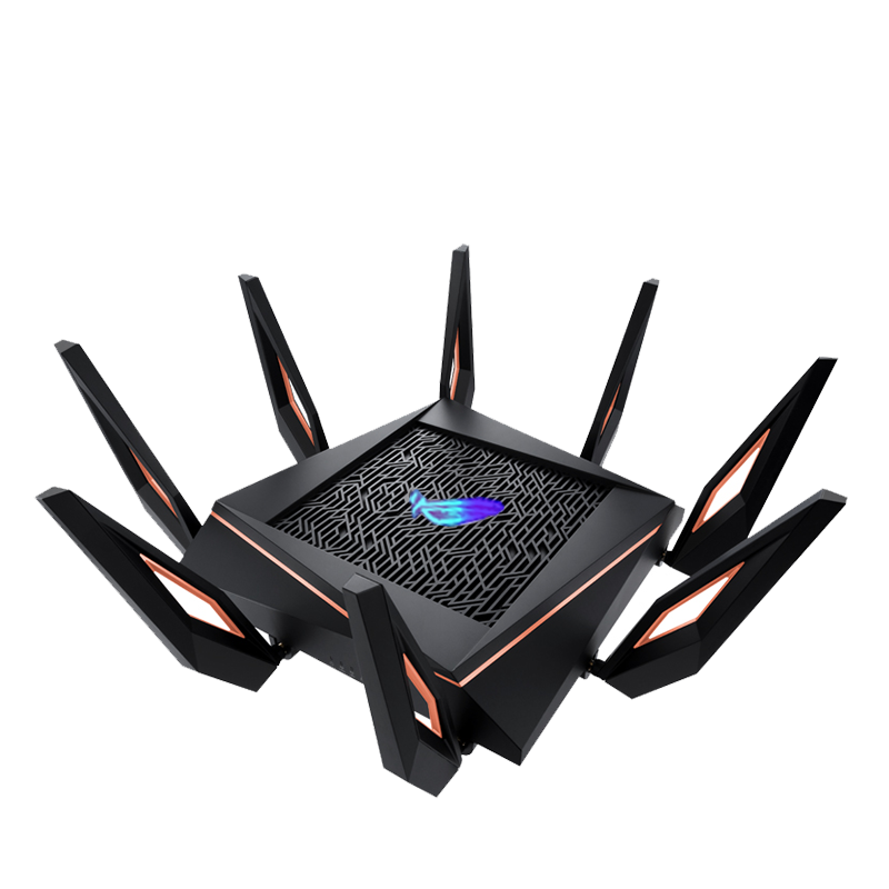 ASUS 华硕 GT-AX11000 双频11000M 家用千兆Mesh无线路由器 WiFi 6 单个装 黑色