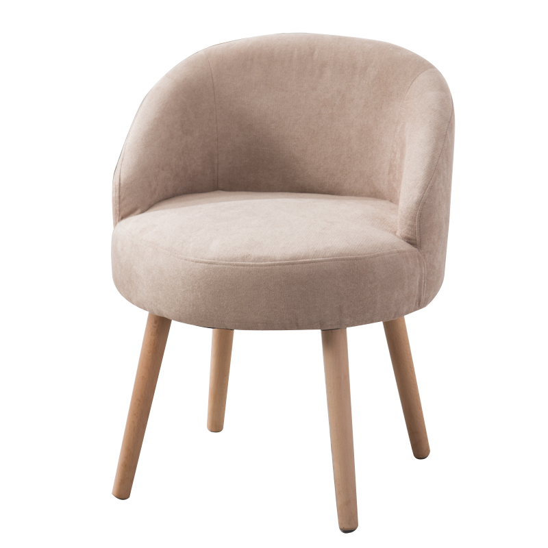 顾格 网红款ins风可拆洗懒人椅子北欧小沙发阳台布艺单人沙发椅 卡其色G02