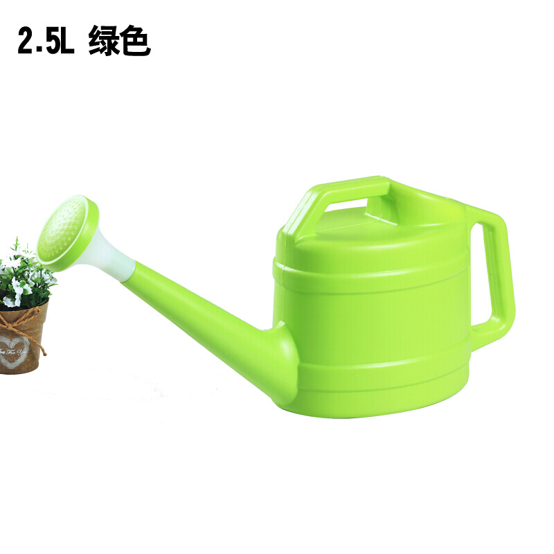 加厚洒水壶家用浇花喷壶园艺喷水壶塑料长嘴浇水壶大淋水壶洒花壶 2.