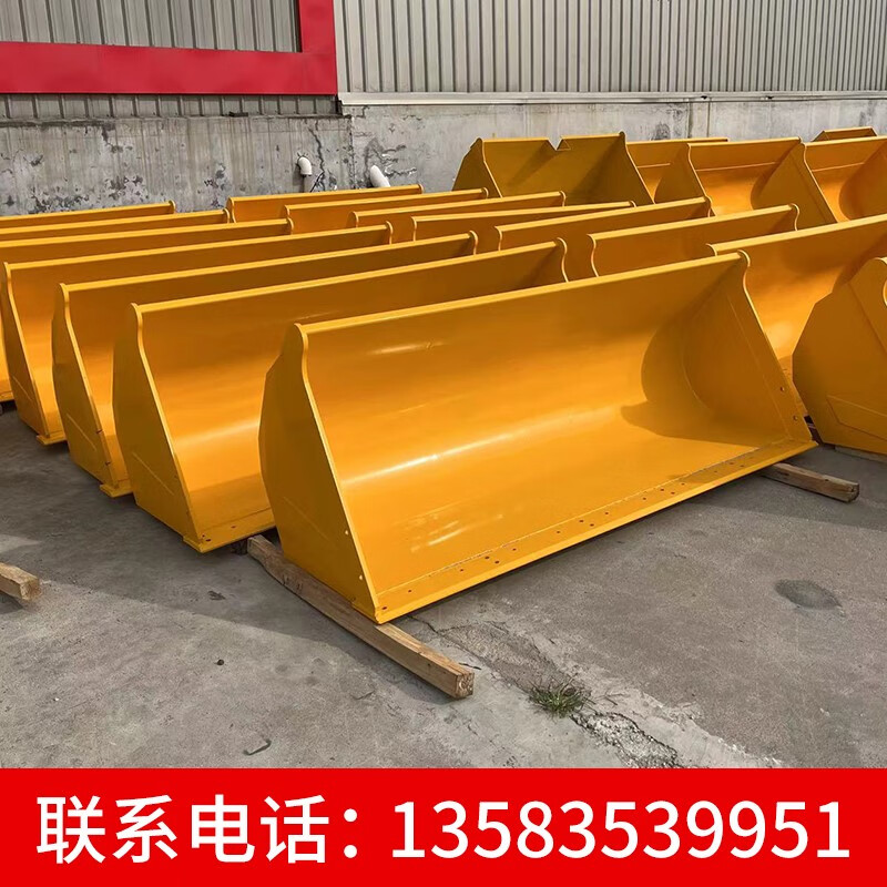 山头林村小装载机铲车铲斗 明宇山宇鲁宇莱工粮食料斗 定制加深原厂