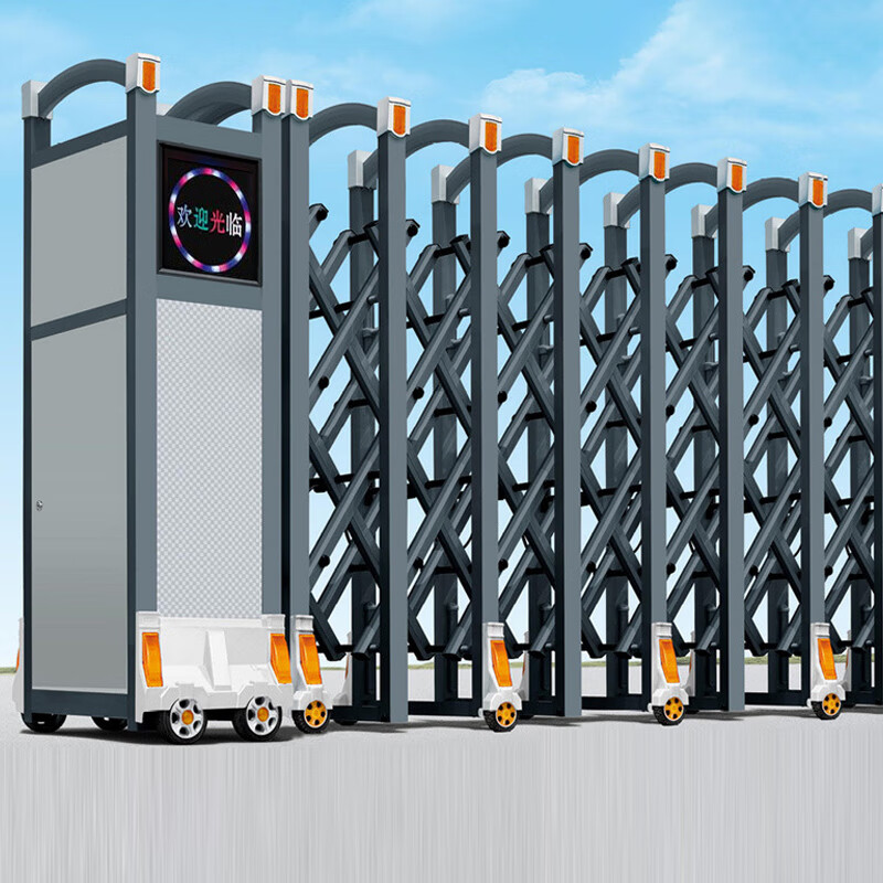 电动伸缩门 厂房折叠遥控大门 学校小区自动推拉门 单位:米 规格-48款