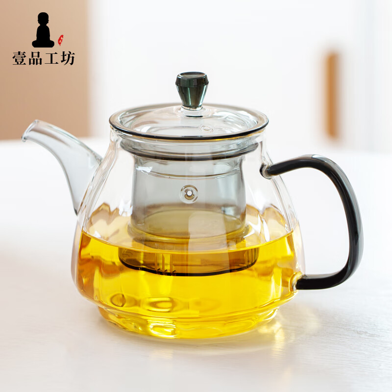 一品工坊耐高温玻璃茶壶电陶炉煮茶器套装家用煮茶壶茶水分离带过滤泡茶壶 齐韵壶 大号高性价比高么？