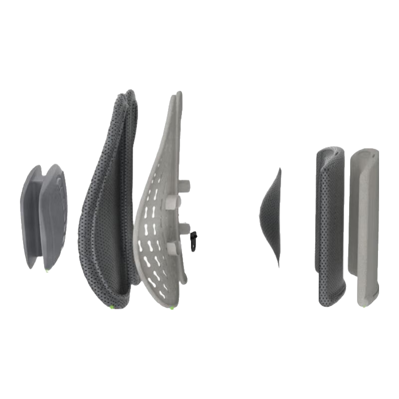 米喬人體工學(xué)腰靠腰墊辦公室汽車學(xué)生椅子靠墊久坐呵護(hù)腰托腰椎靠背墊 哪里酸頂哪里?氣囊脊托款|灰色