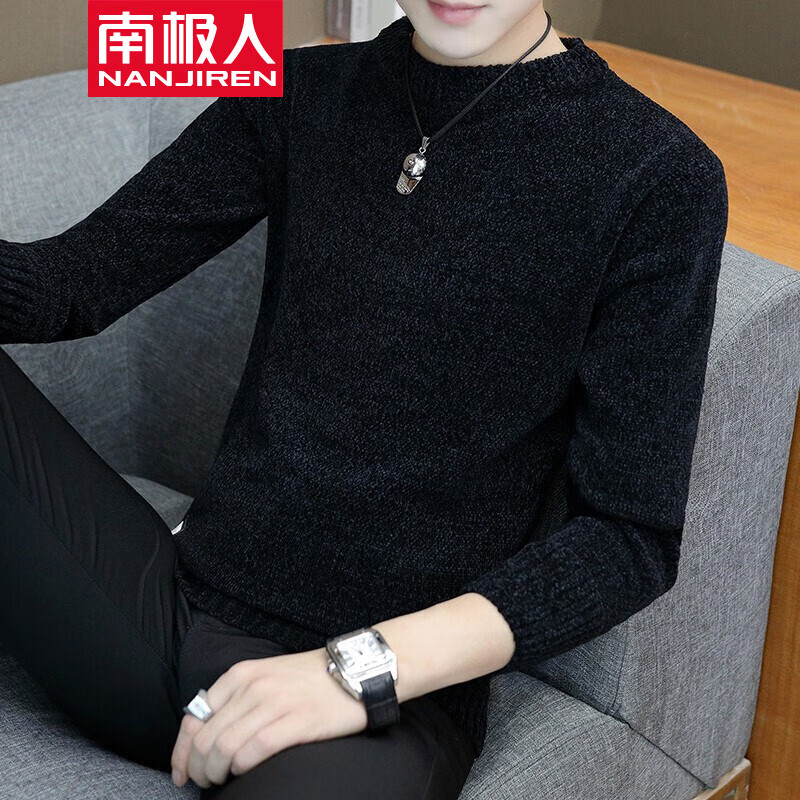 ���ڲ������ϼ����ﶬ��ë����Բ��ѩ���ë��Բ����֯�����泱��������װ������װ ��ɫ XL