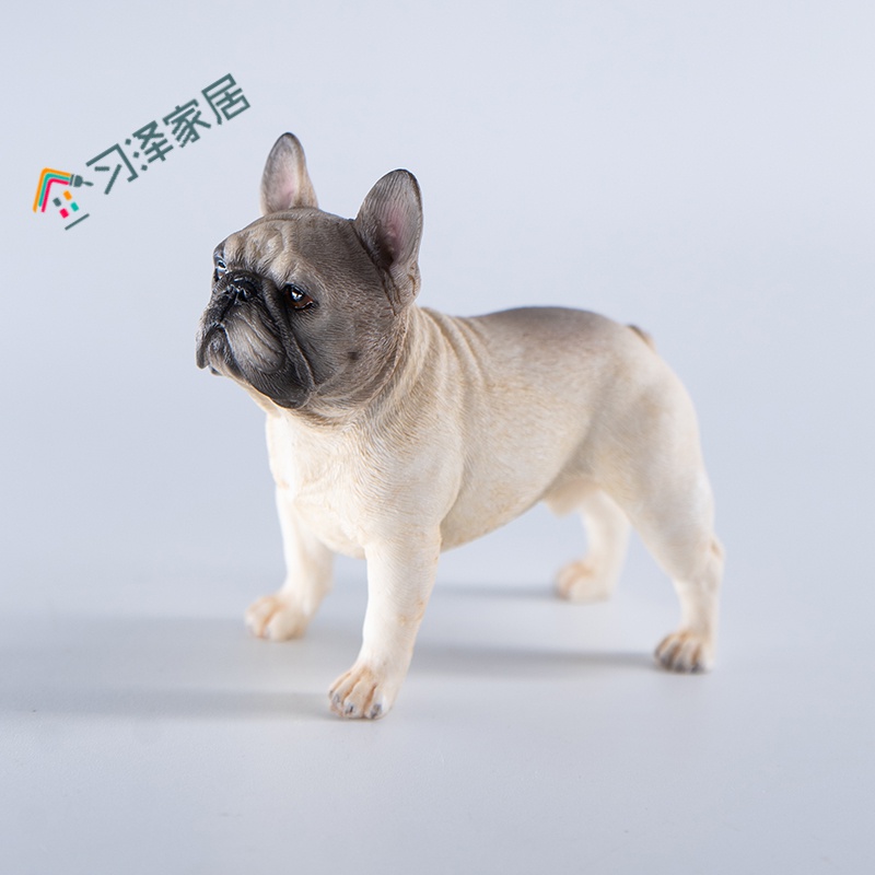 法斗 可爱动物模型yb 琥珀色立法斗 一只