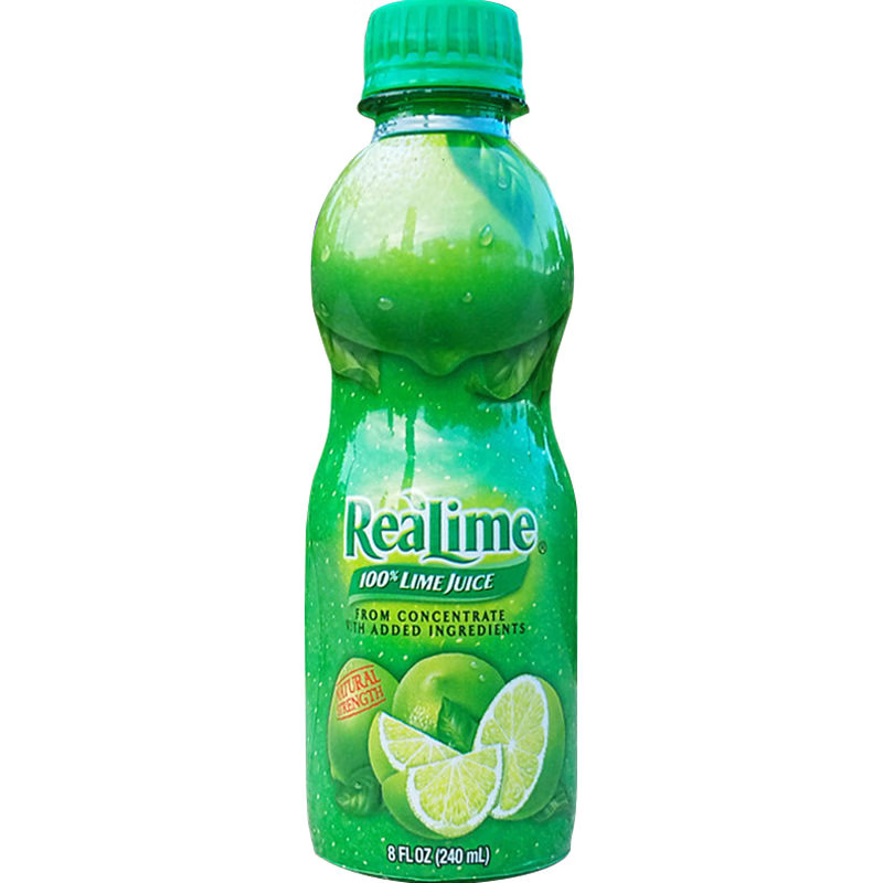 realemon(临期)美国原装进口酸橙汁寿司调酒果蔬汁饮料 lime酸橙汁240