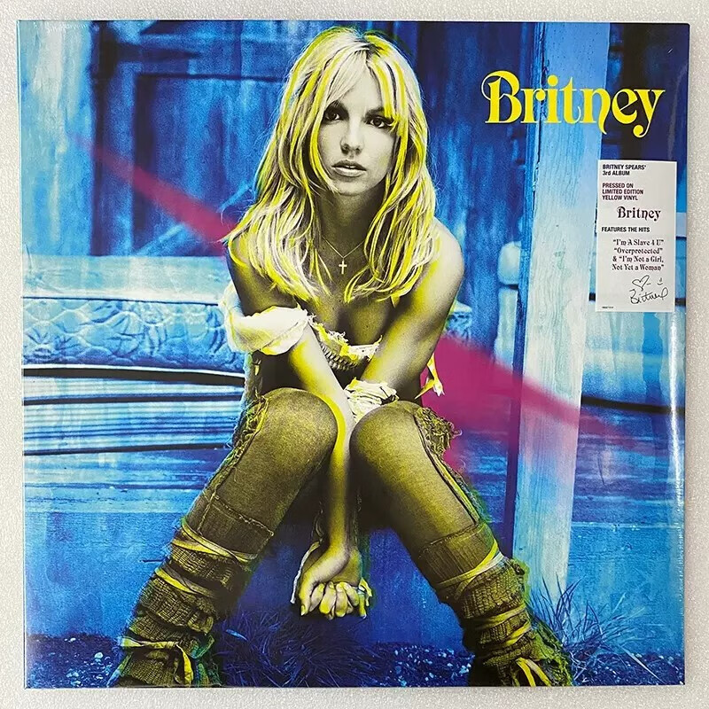 布兰妮专辑 britney spears britney lp黄胶唱片
